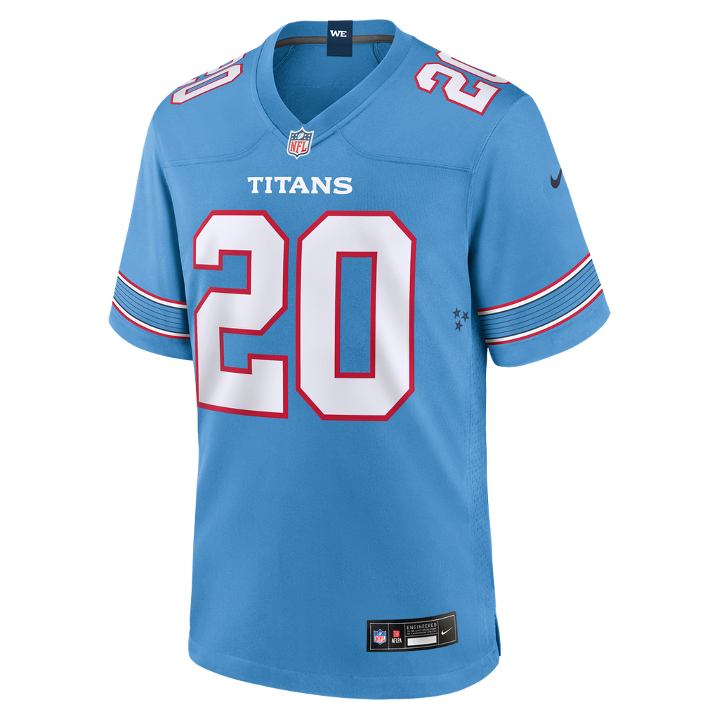 Tony Pollard Tennessee Titans Nike Game Jersey - Light Blue