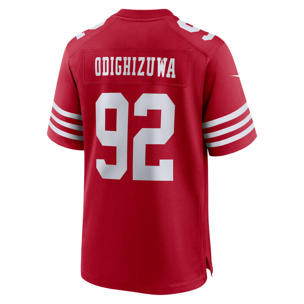 Osa Odighizuwa San Francisco 49ers Nike Team Game Jersey -  Scarlet