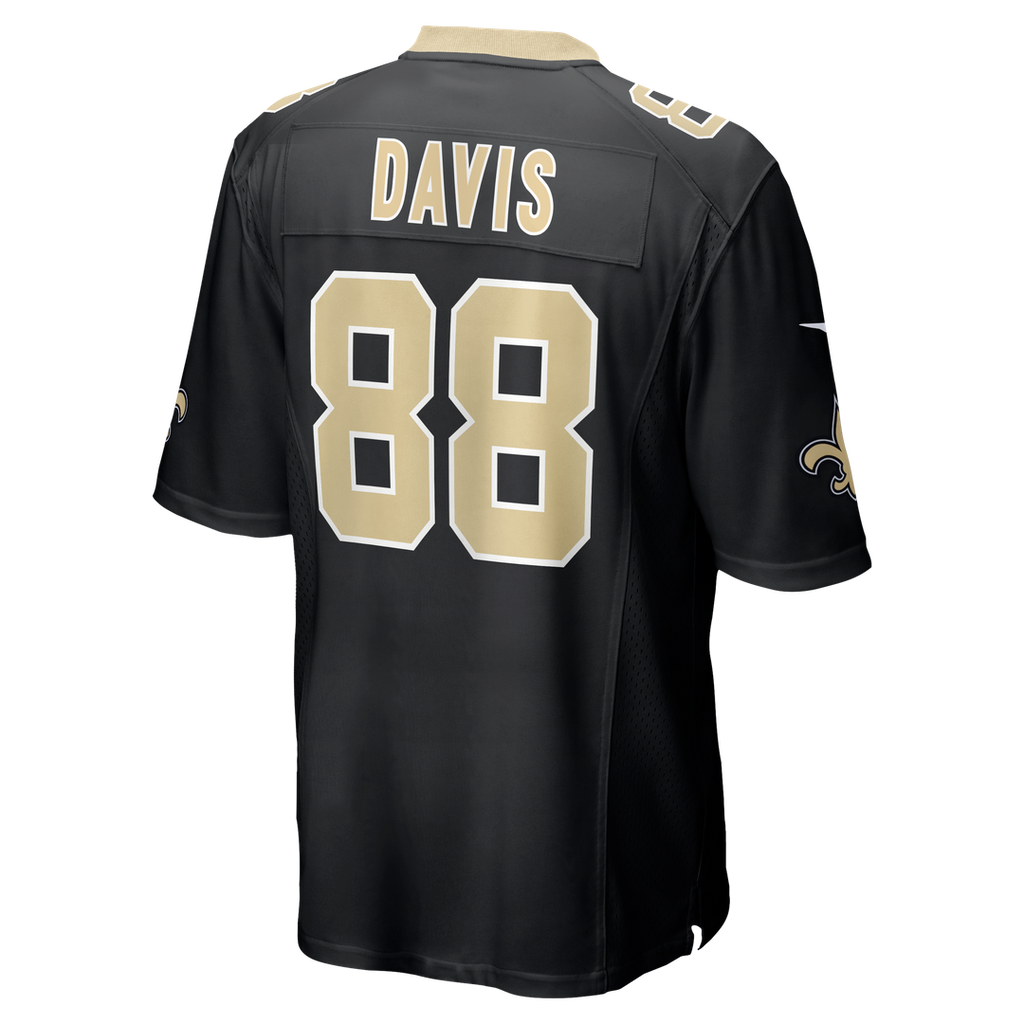 Shaquan Davis New Orleans Saints Nike  Game Jersey - Black