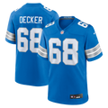 Taylor Decker Detroit Lions Nike Team Game Jersey -  Blue