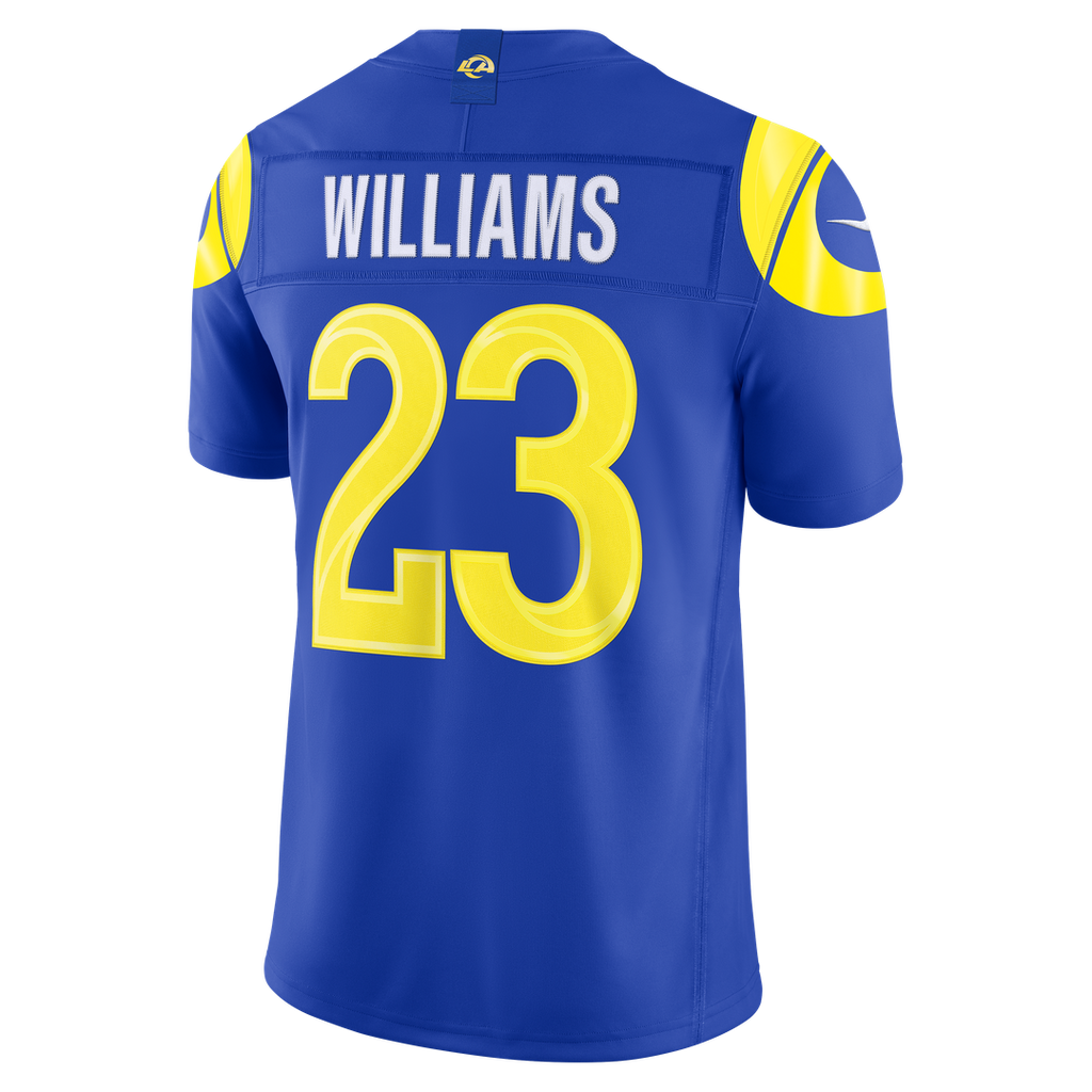 Kyren Williams Los Angeles Rams Nike Vapor F.U.S.E. Stitched Limited Jersey - White