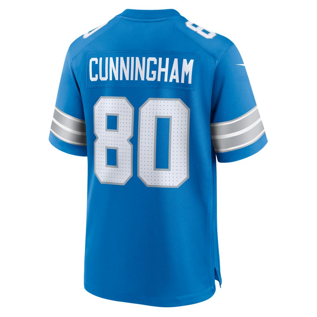 Malik Cunningham Detroit Lions Nike Team Game Jersey -  Blue