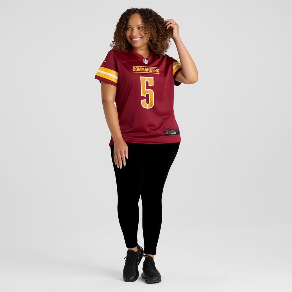Jayden Daniels Washington Commanders Nike Women's Game Jersey -  White