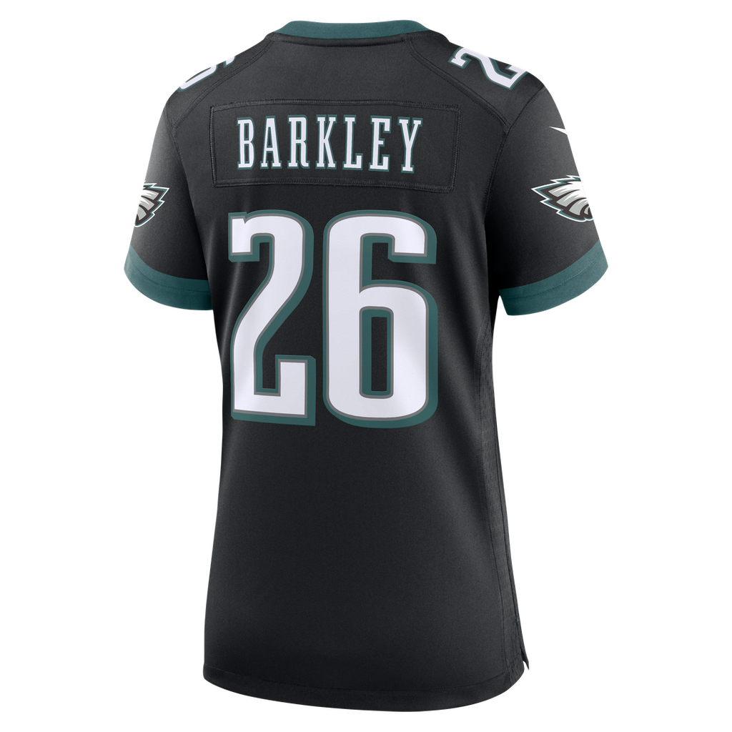 Saquon Barkley Philadelphia Eagles Nike Women's Alternate Game Jersey -  Black