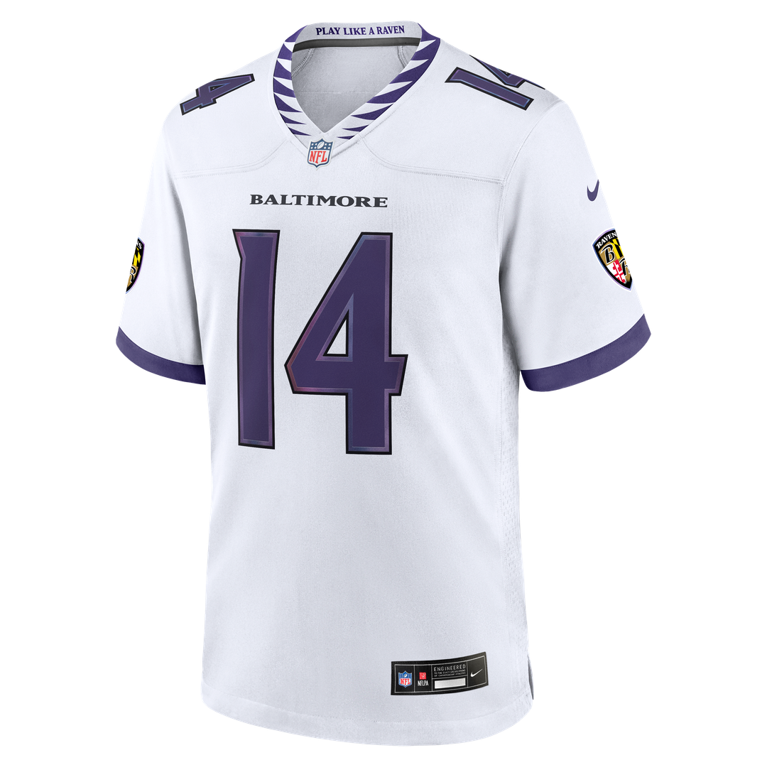Kyle Hamilton Baltimore Ravens Nike Game Jersey - White