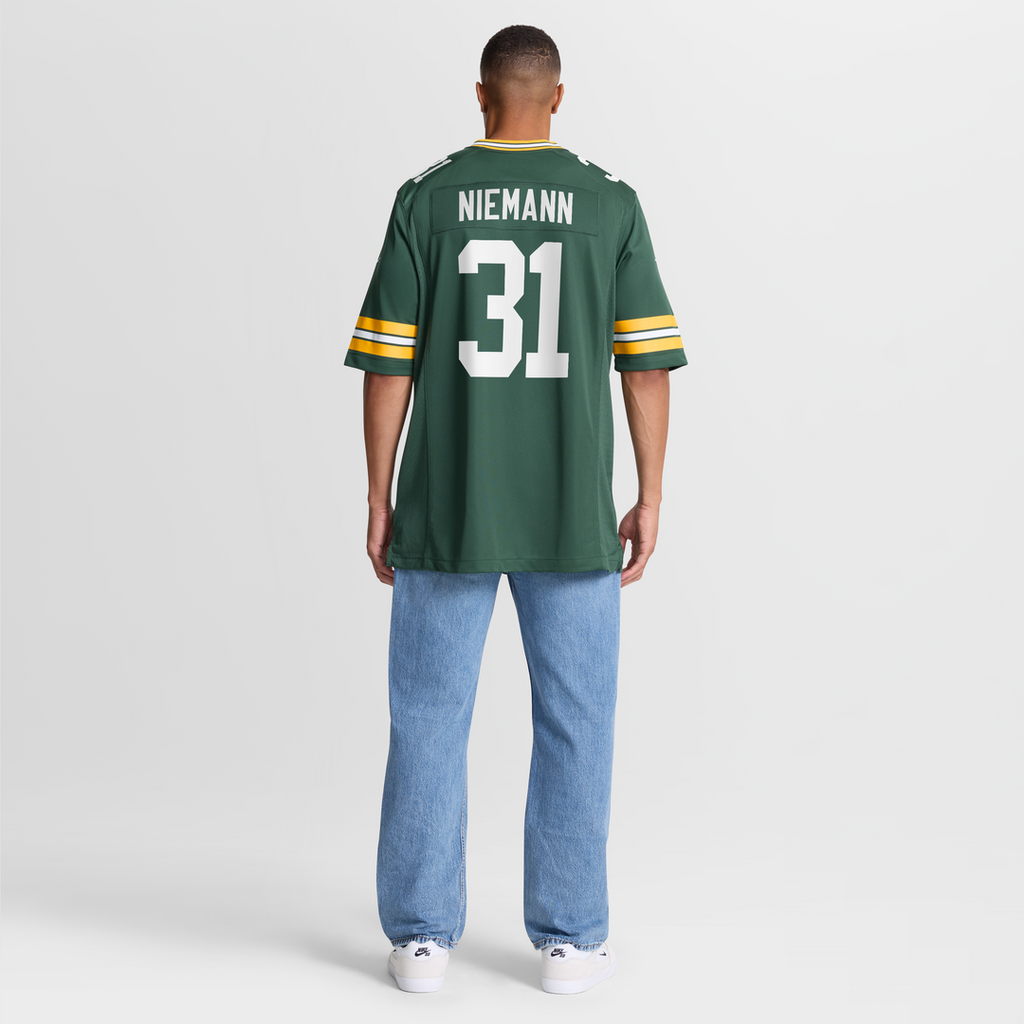 Nick Niemann Green Bay Packers Nike Team Game Jersey -  Green
