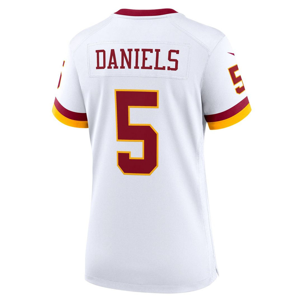 Jayden Daniels Washington Commanders Nike Women's Hail Raiser Alternate Game Jersey - Black