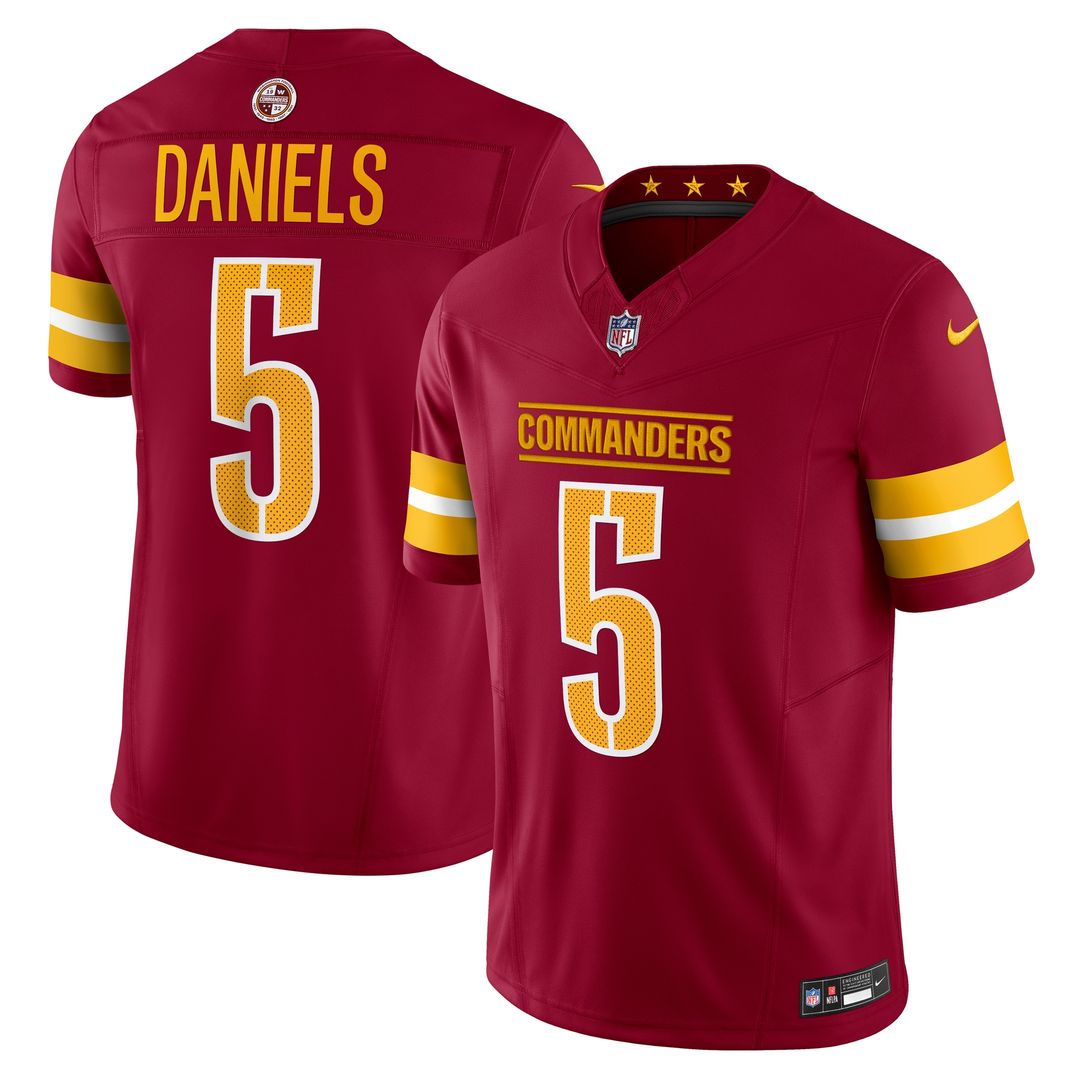 Jayden Daniels Washington Commanders Nike Vapor F.U.S.E. Limited Jersey - Burgundy