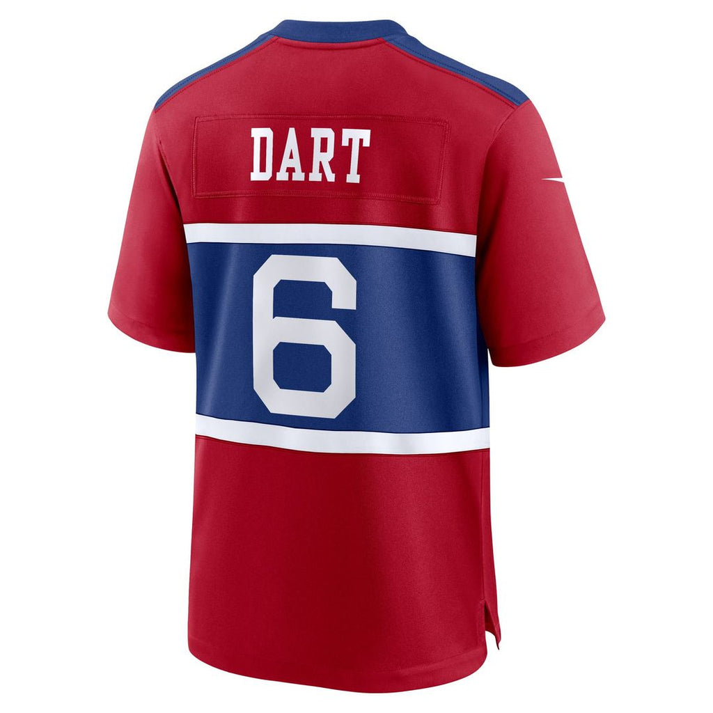 Jaxson Dart New York Giants Nike Team Game Jersey - Royal