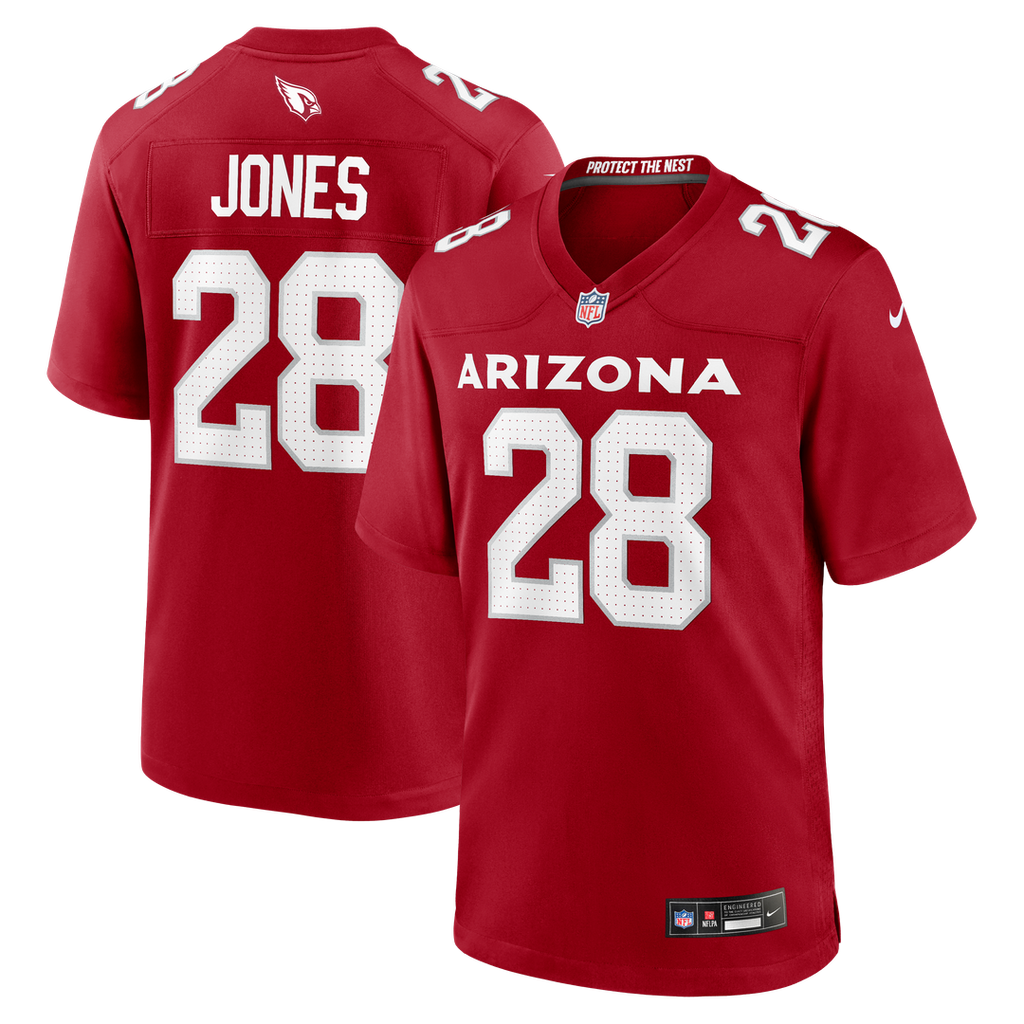 Elijah Jones Arizona Cardinals Nike Team Game Jersey -  Cardinal