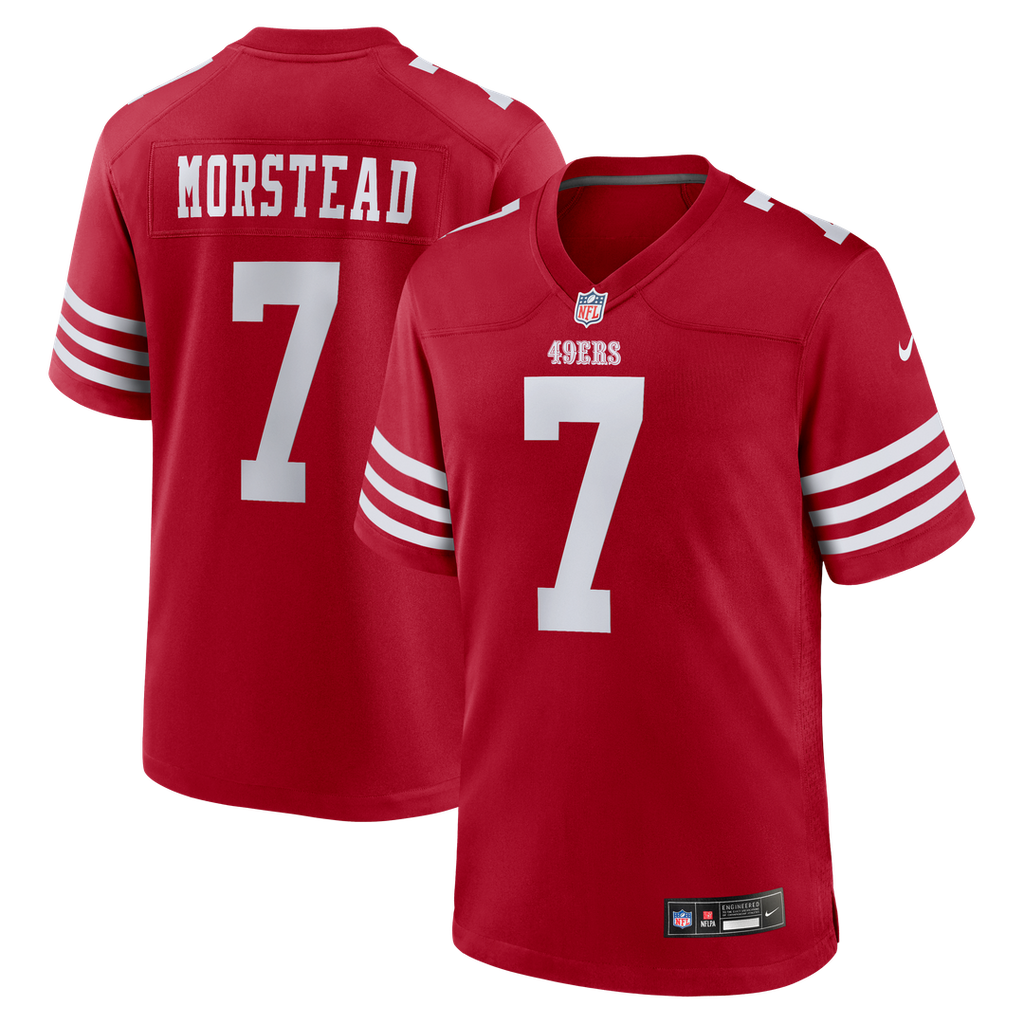 Thomas Morstead San Francisco 49ers Nike Team Game Jersey -  Scarlet
