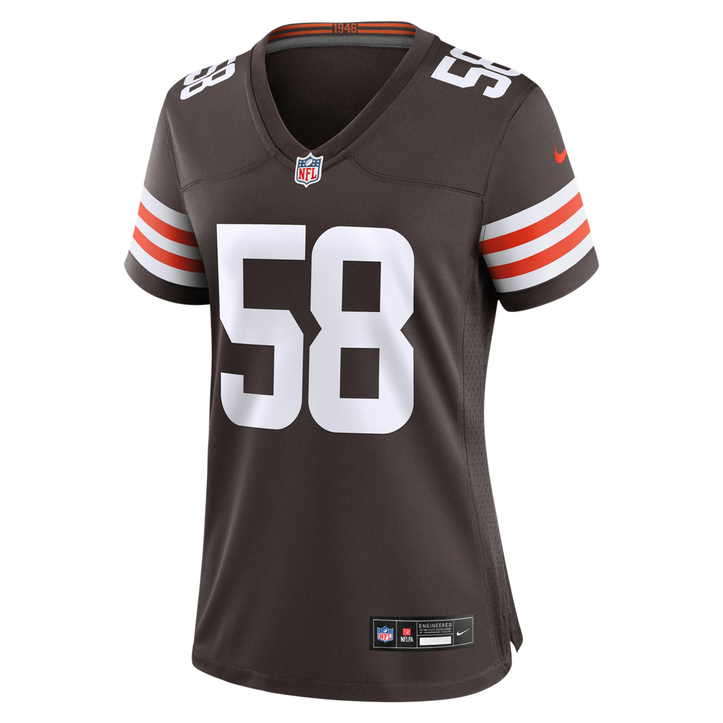 Austin Barber Cleveland Browns Nike Women's Team Game Jersey -  Brown