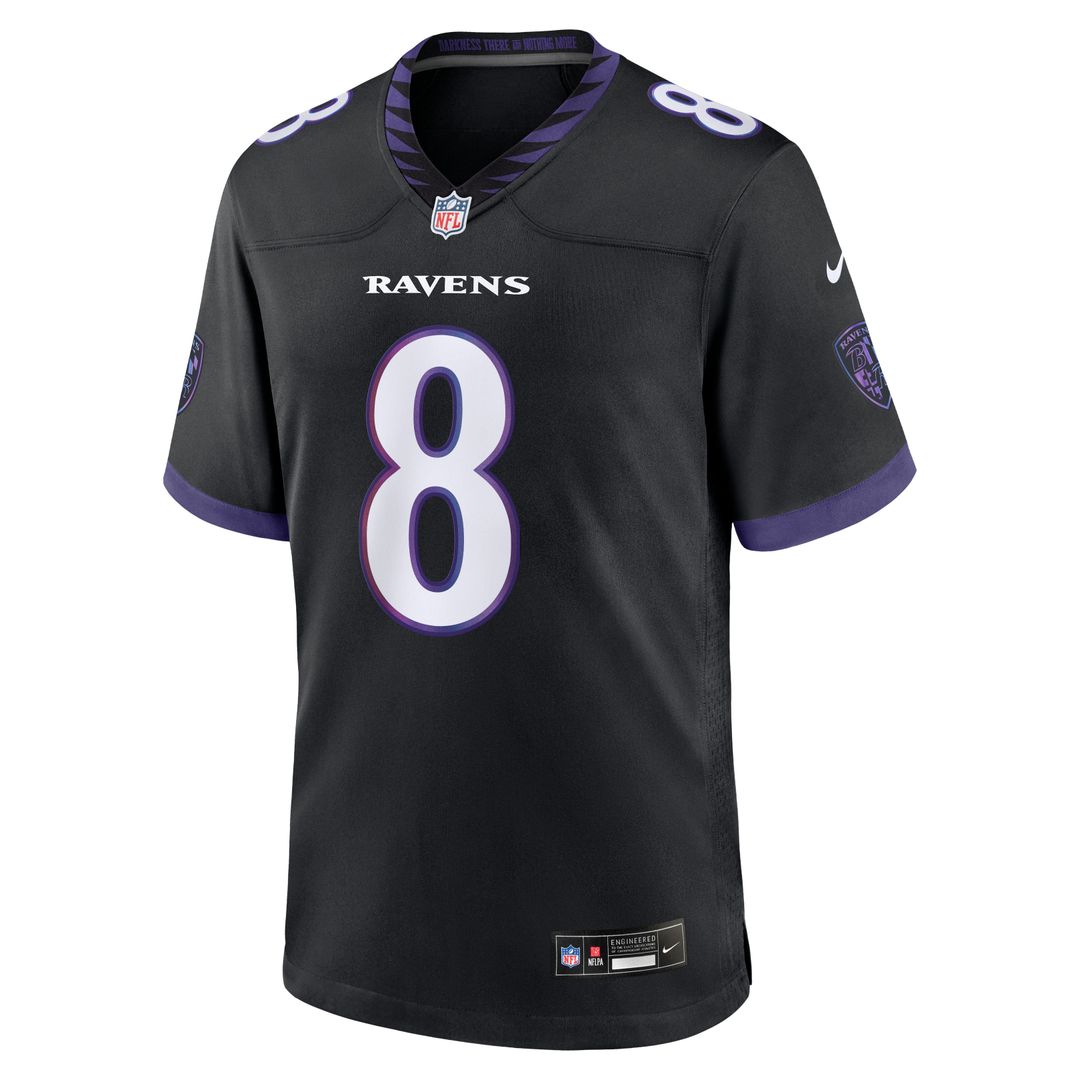 Lamar Jackson Baltimore Ravens Nike Alternate Game Jersey - Purple