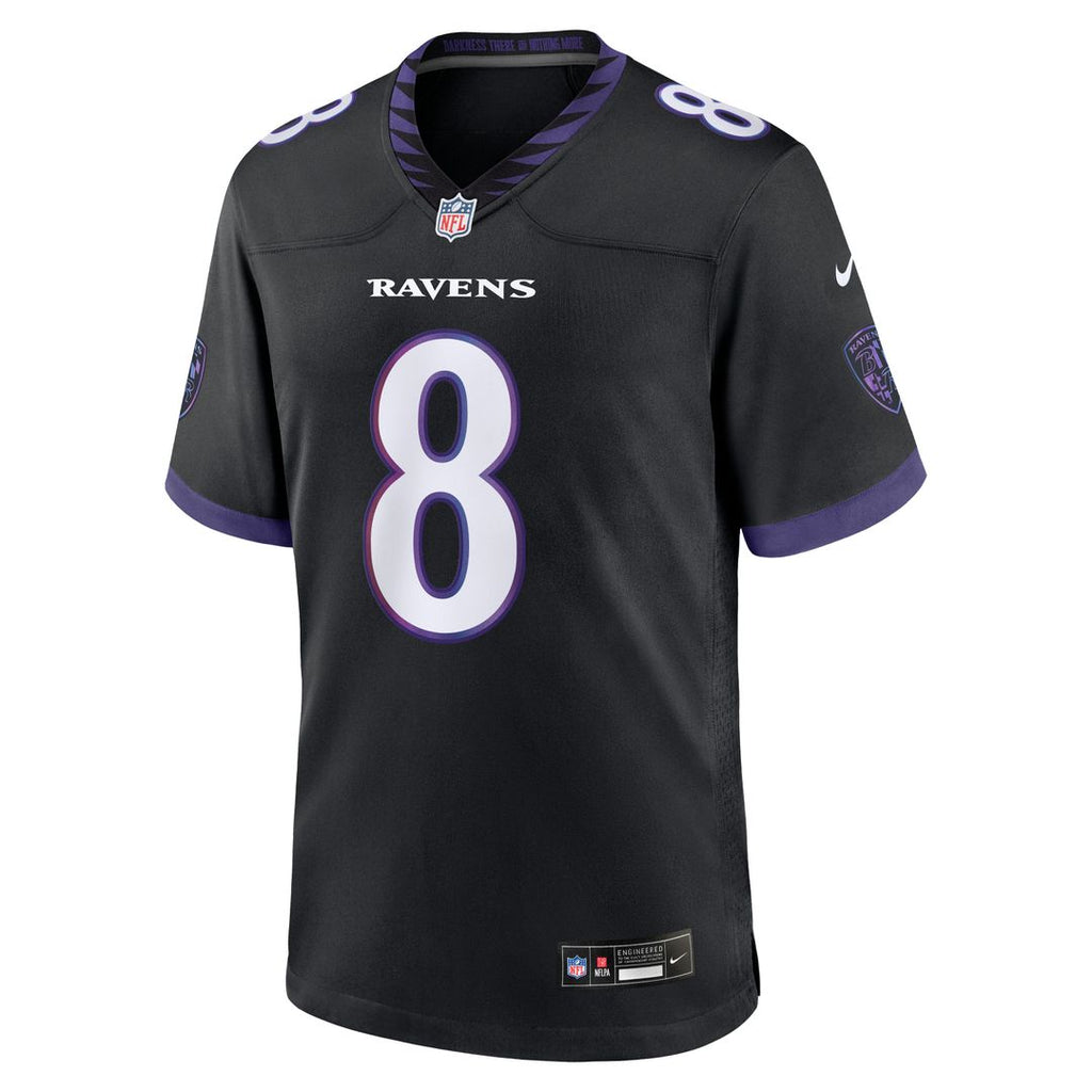 Lamar Jackson Baltimore Ravens Nike Game Jersey - White
