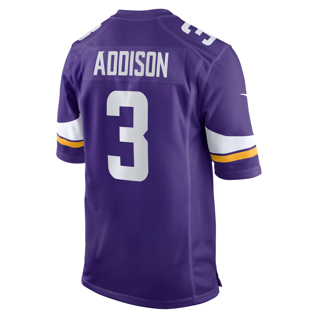 Jordan Addison Minnesota Vikings Nike Alternate Game Player Jersey - White