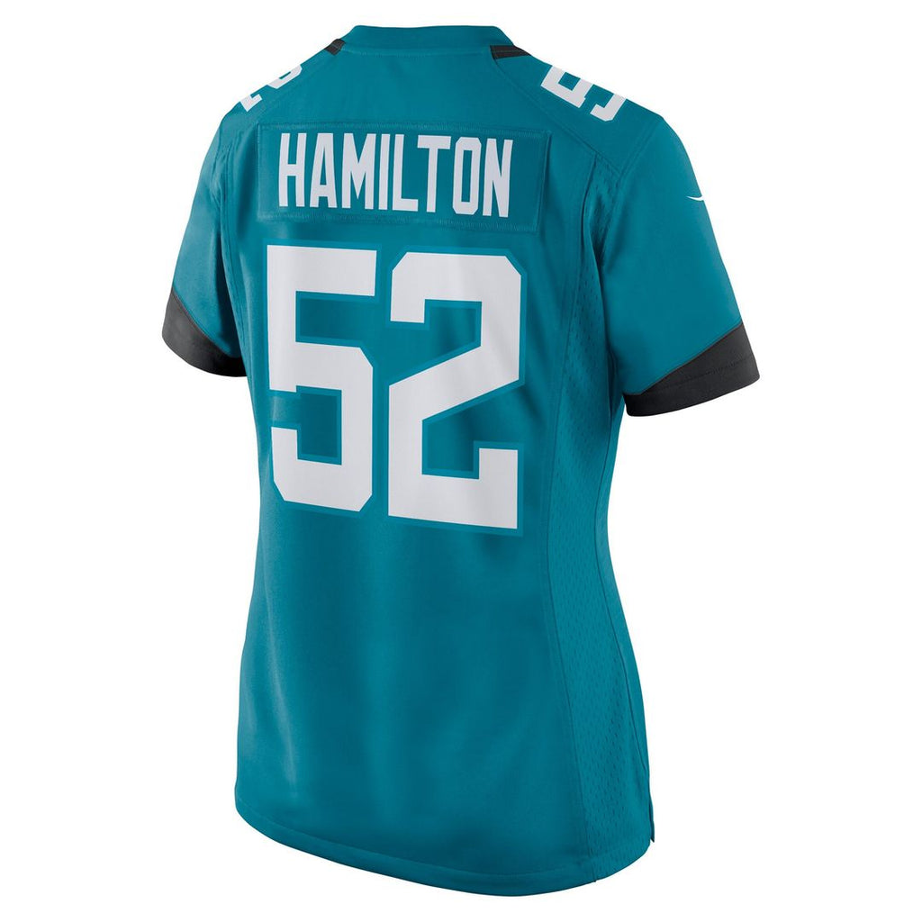 DaVon Hamilton Jacksonville Jaguars Nike Women's Game Jersey - Black
