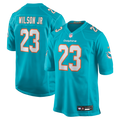 Jeff Wilson Jr. Miami Dolphins Nike Game Player Jersey - Aqua