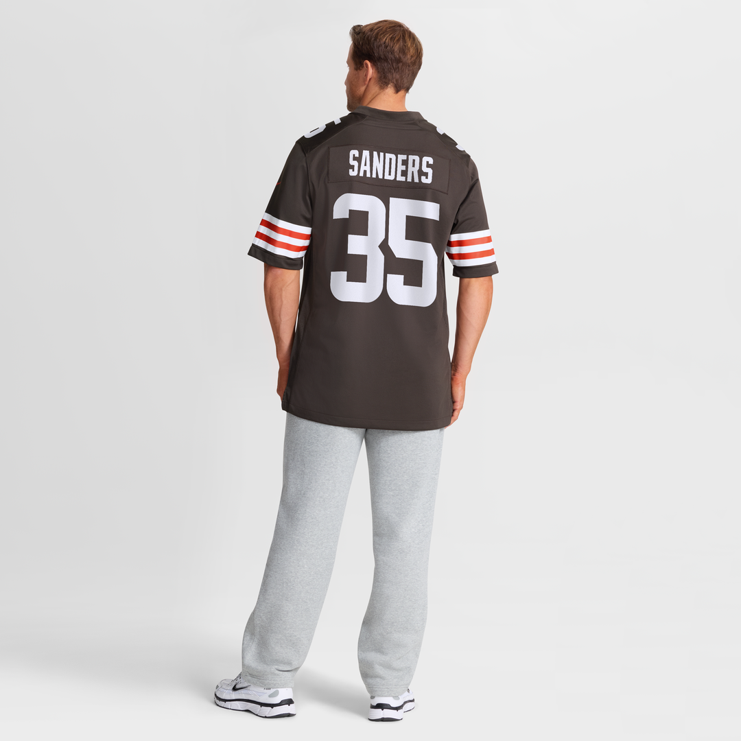 Raheim Sanders Cleveland Browns Nike Team Game Jersey -  Brown