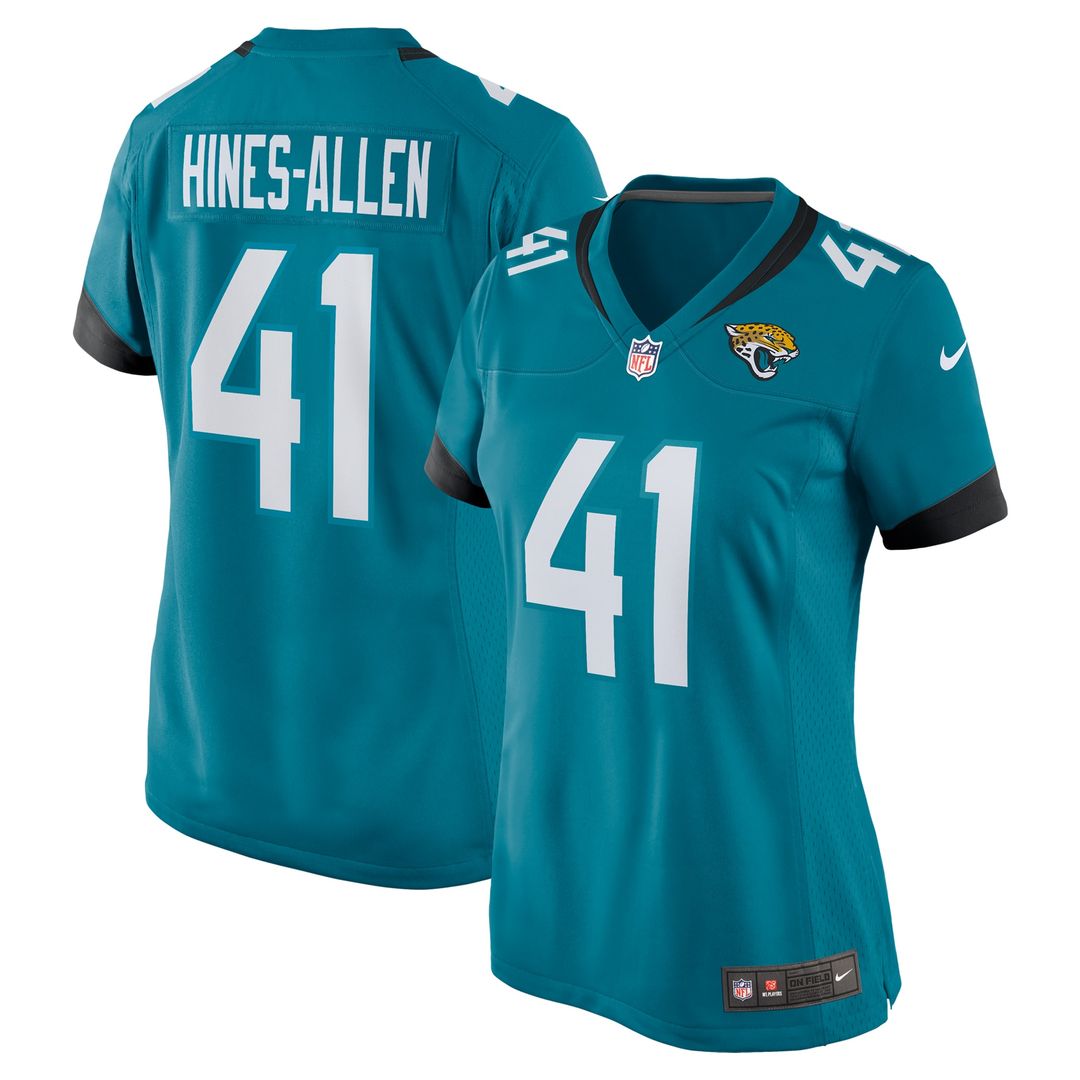 Josh Hines-Allen Jacksonville Jaguars Nike Women's Alternate Player Game Jersey - Black
