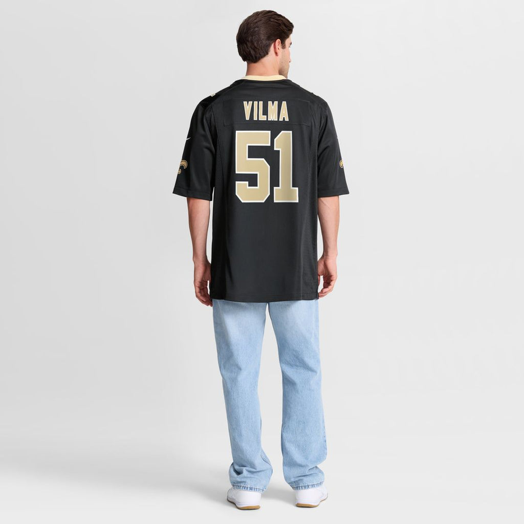 Jonathan Vilma New Orleans Saints Nike Game Retired Player Jersey - Black