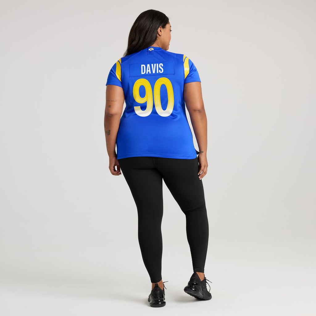 Tyler Davis Los Angeles Rams Nike Women's  Game Jersey -  Royal
