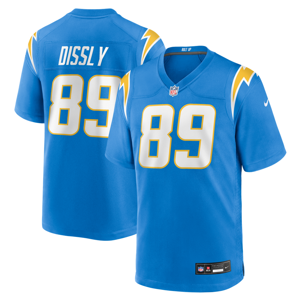 Will Dissly Los Angeles Chargers Nike Team Game Jersey -  Powder Blue