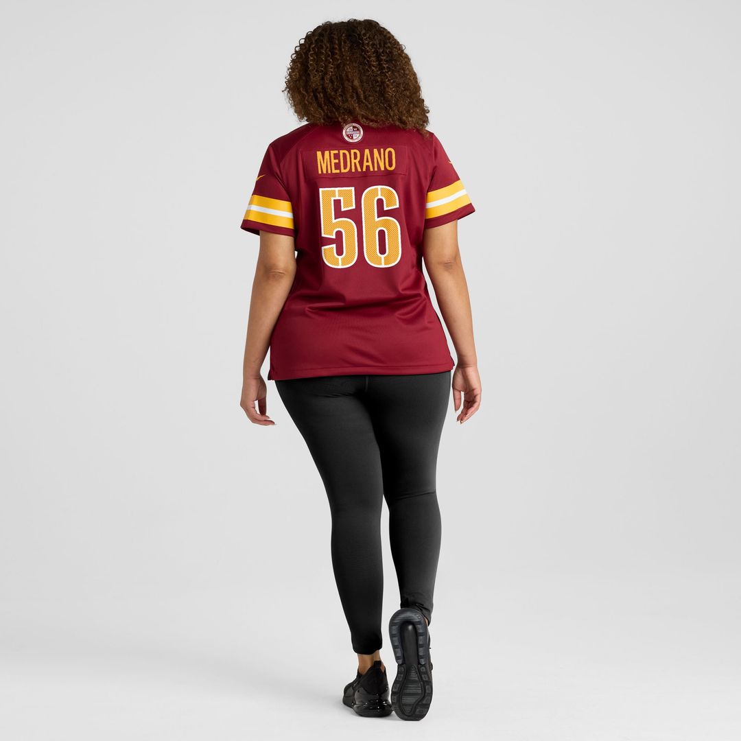 Kain Medrano Washington Commanders Nike Women's Team Game Jersey -  Burgundy