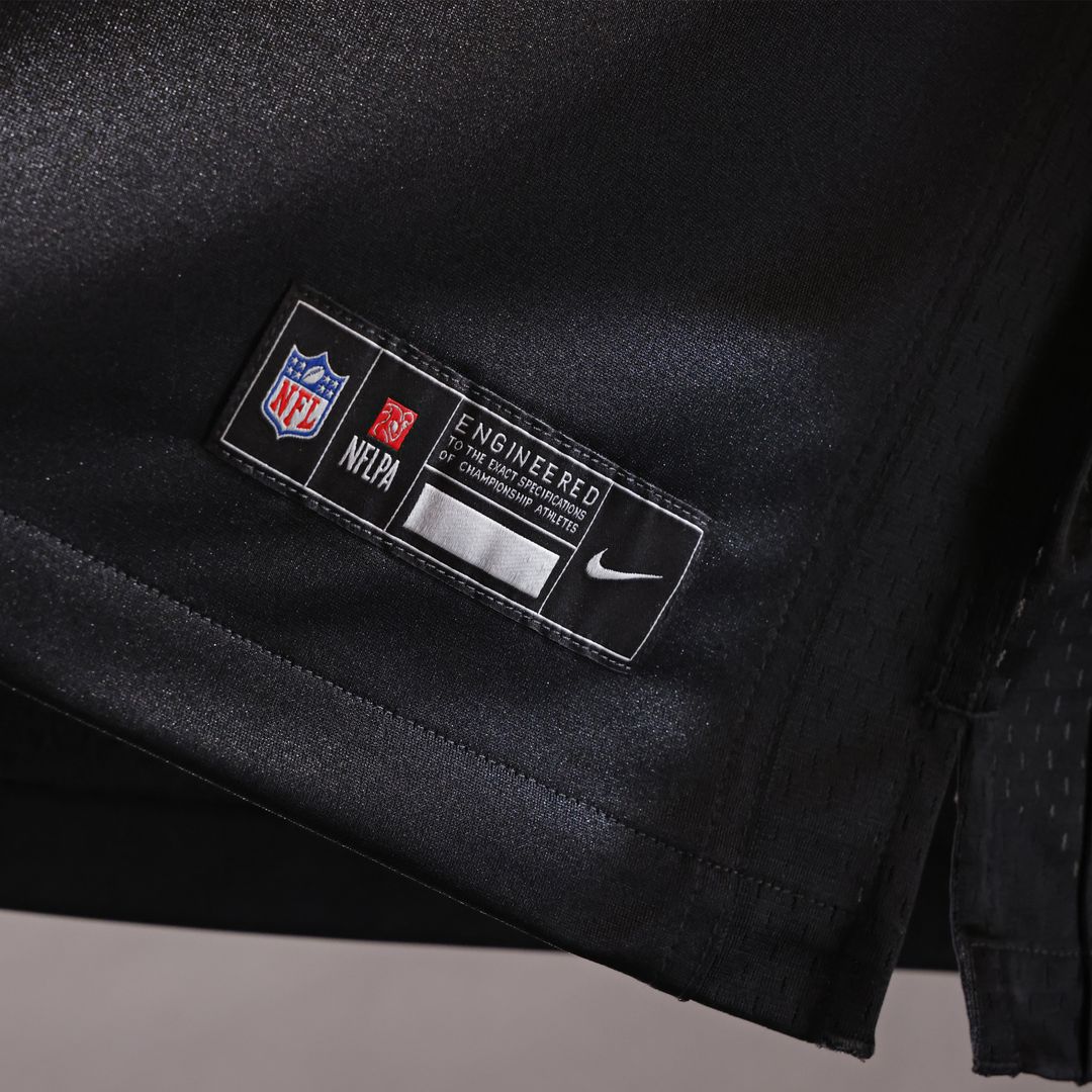 Jacory Croskey-Merritt Washington Commanders Nike Hail Raiser Alternate Game Jersey - Black