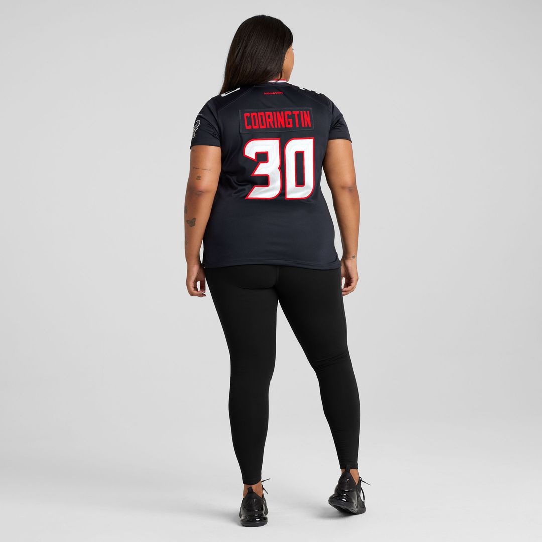 Brandon Codrington Houston Texans Nike Women's Team Game Jersey -  Navy