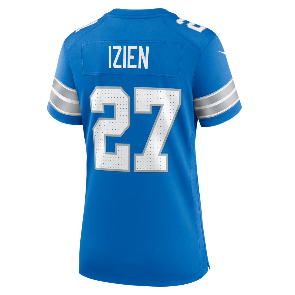 Christian Izien Detroit Lions Nike Women's Team Game Jersey -  Blue