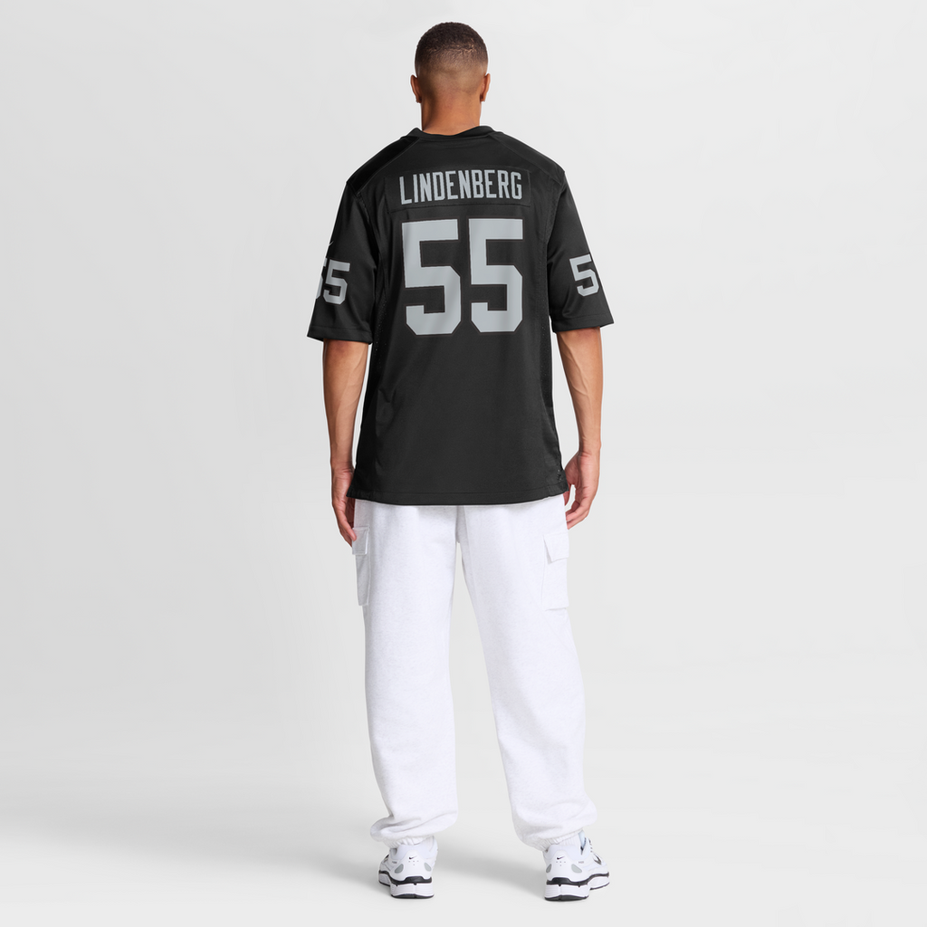 Cody Lindenberg Las Vegas Raiders Nike Team Game Jersey -  Black