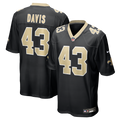 Michael Davis New Orleans Saints Nike Team Game Jersey -  Black