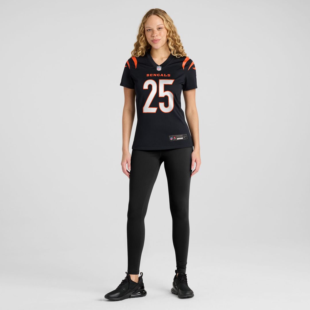 Tahj Brooks Cincinnati Bengals Nike Women's Team Game Jersey -  Black