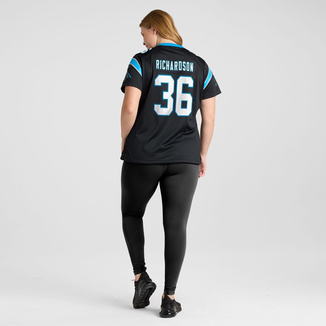 Demani Richardson Carolina Panthers Nike Women's Team Game Jersey -  Black