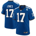 Daniel Jones Indianapolis Colts Nike Alternate 2 Indiana Nights Game Jersey -  Heather Royal