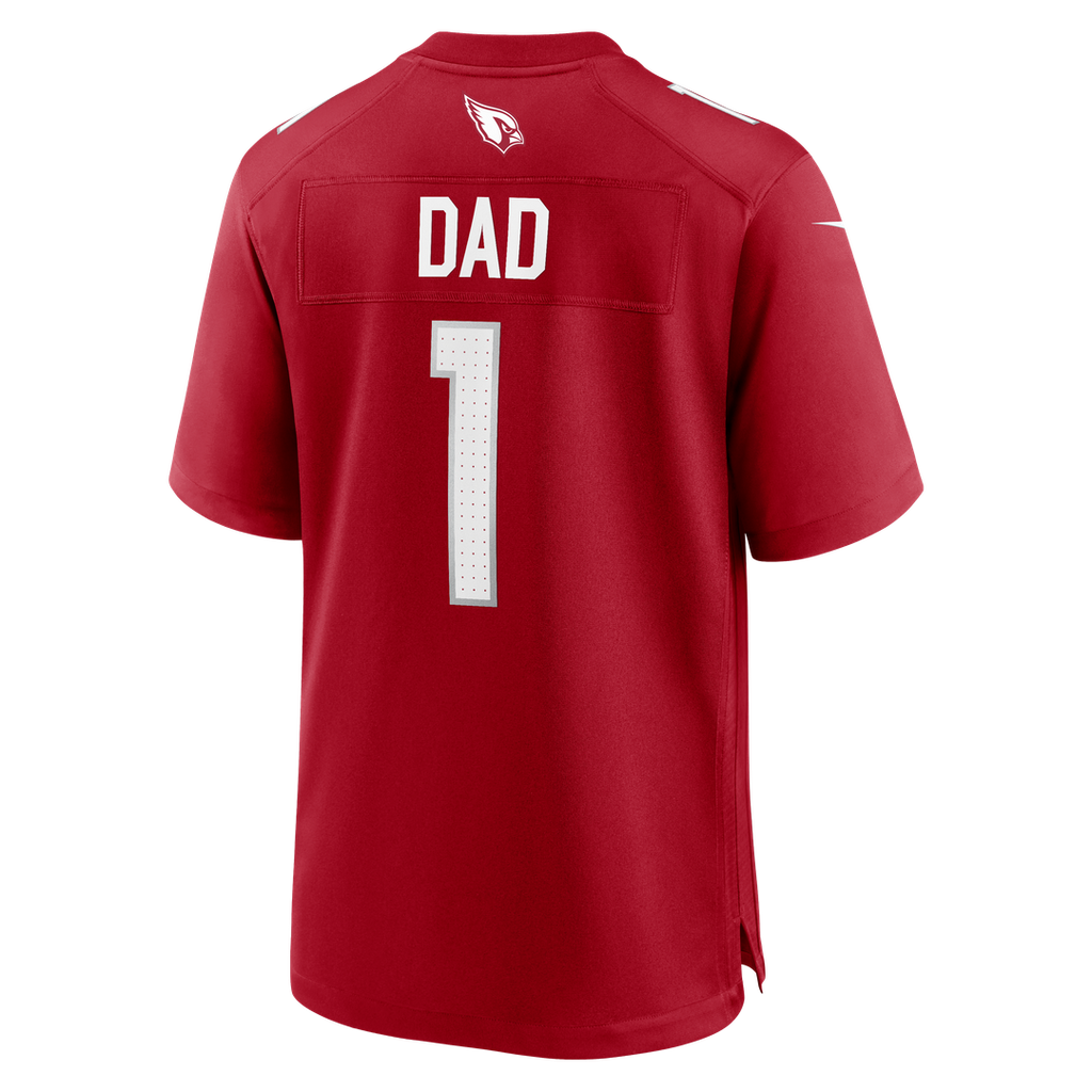Number 1 Dad Arizona Cardinals Nike Game Jersey - Cardinal