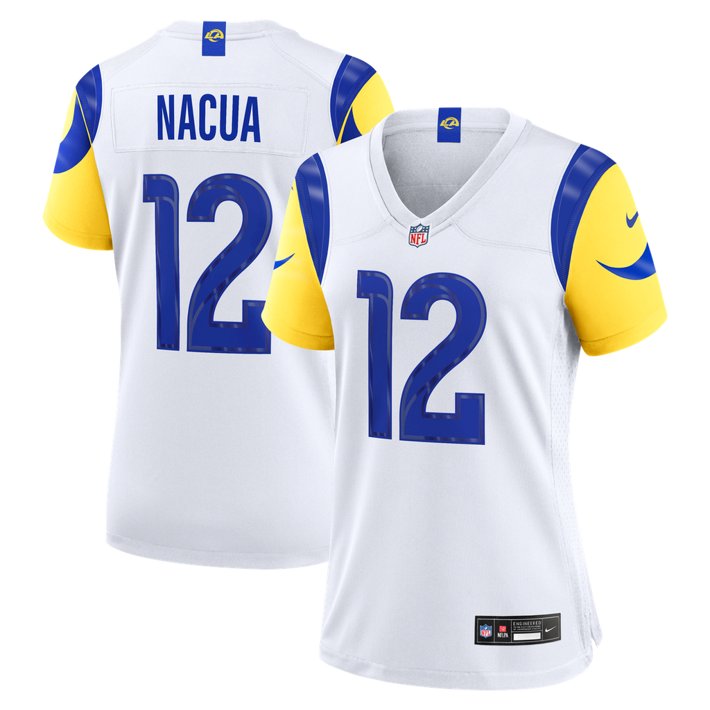 Puka Nacua Los Angeles Rams Nike Women's Game Jersey - White