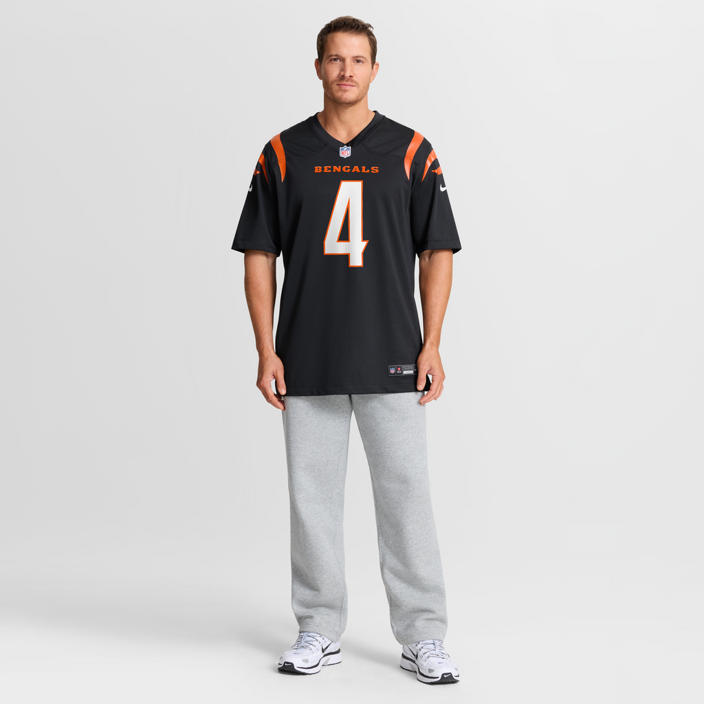 Sean Clifford Cincinnati Bengals Nike Team Game Jersey -  Black