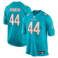 Chop Robinson Miami Dolphins Nike  Game Jersey -  Aqua
