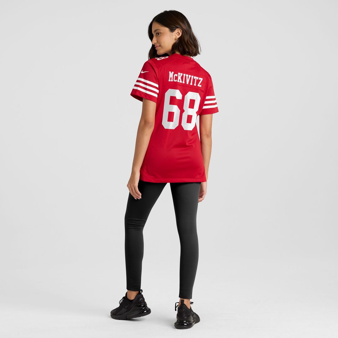 Colton McKivitz San Francisco 49ers Nike Women's Team Game Jersey -  Scarlet