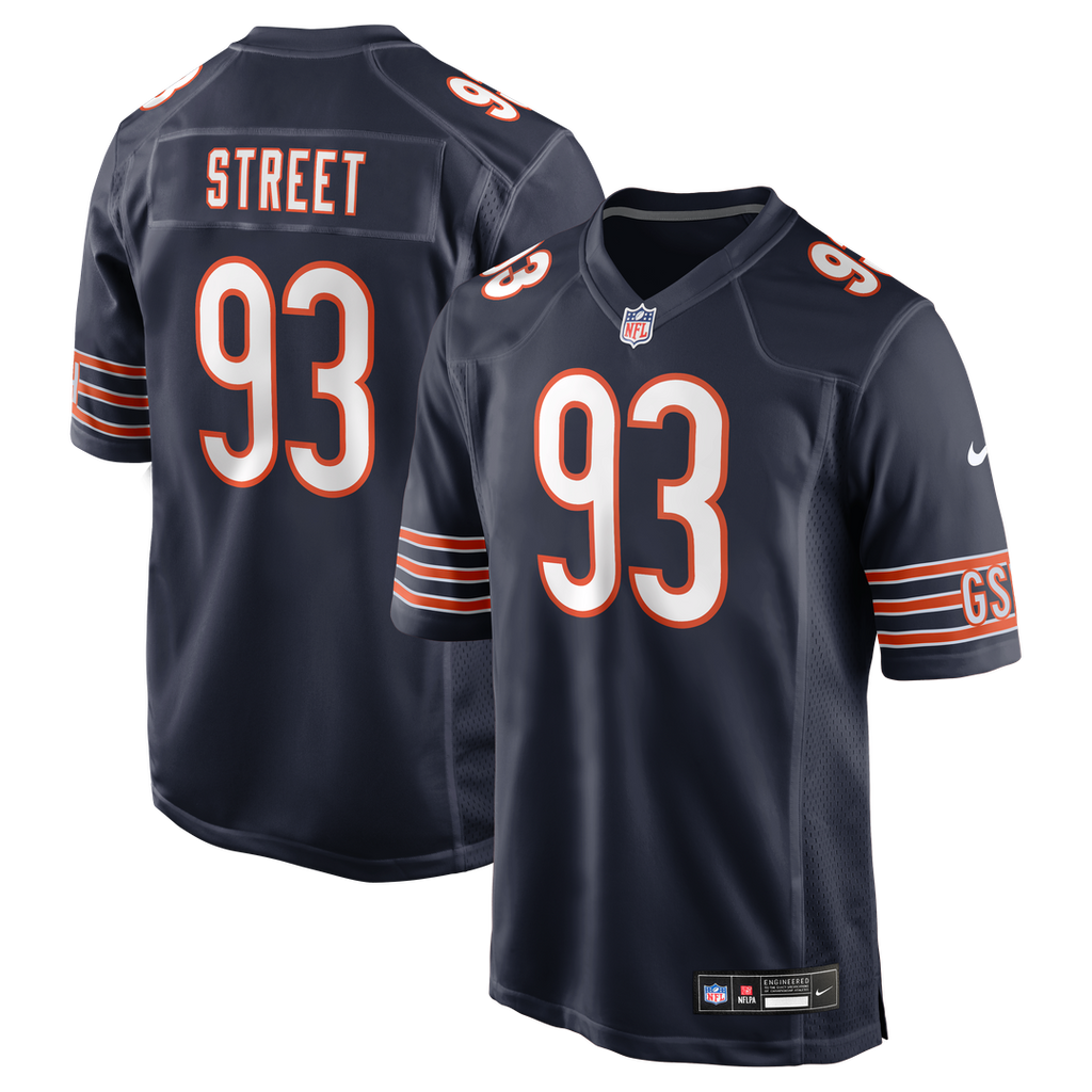 Kentavius Street Chicago Bears Nike Team Game Jersey -  Navy