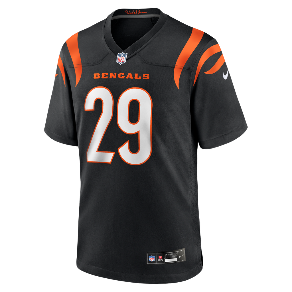 Kyle Dugger Cincinnati Bengals Nike Team Game Jersey -  Black