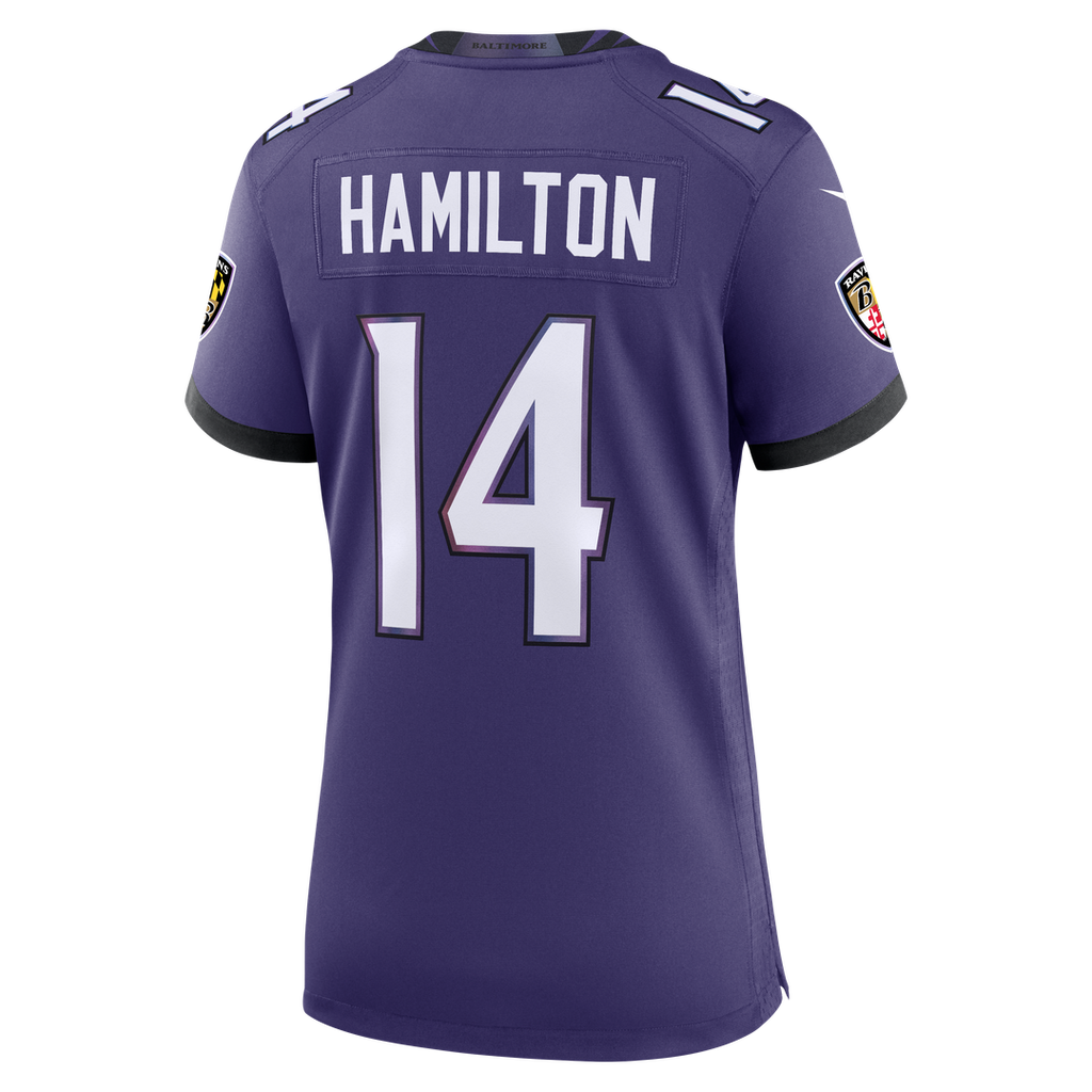 Kyle Hamilton Baltimore Ravens Nike Women's Team Game Jersey - Purple