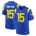 Ty Simpson Los Angeles Rams Nike 2026 NFL Draft First Round Pick No. 13 Team Game Jersey - Royal