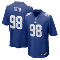 Leki Fotu New York Giants Nike Team Game Jersey - Royal