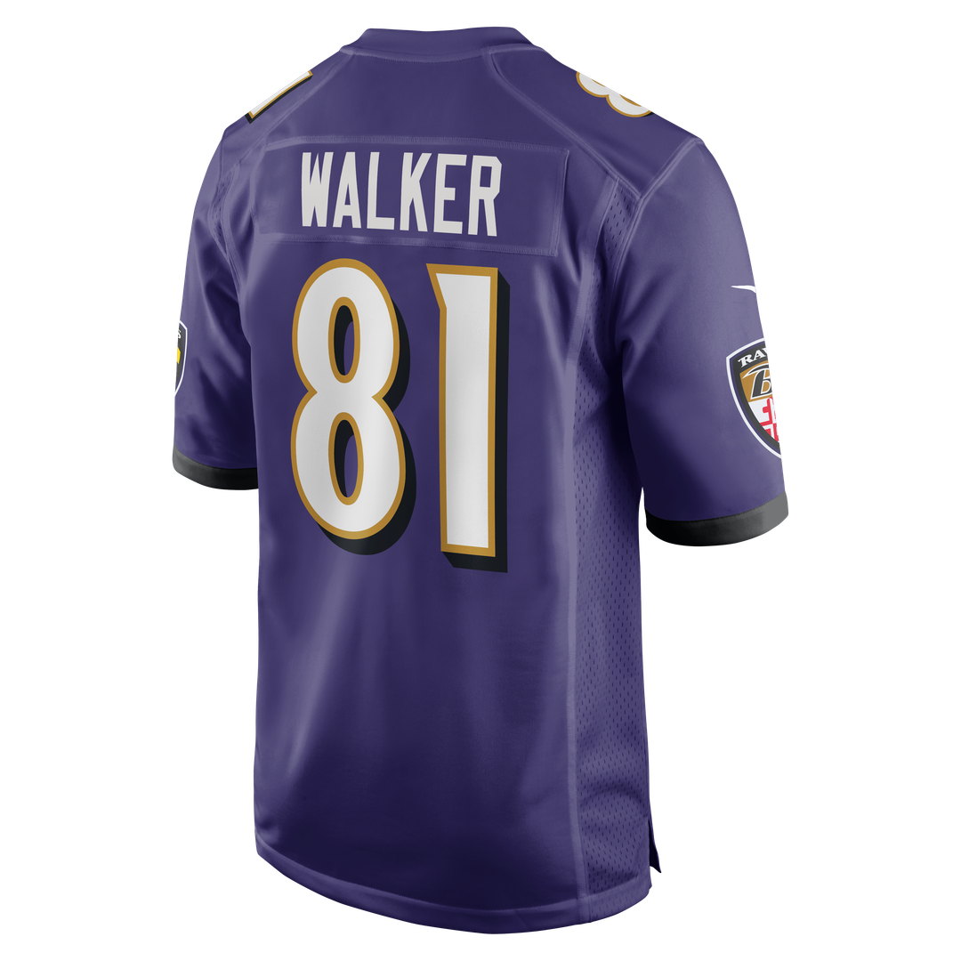 Devontez Walker Baltimore Ravens Nike Team Game Jersey -  Purple