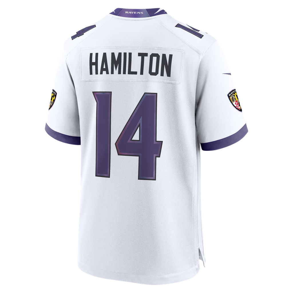 Kyle Hamilton Baltimore Ravens Nike Game Jersey - White