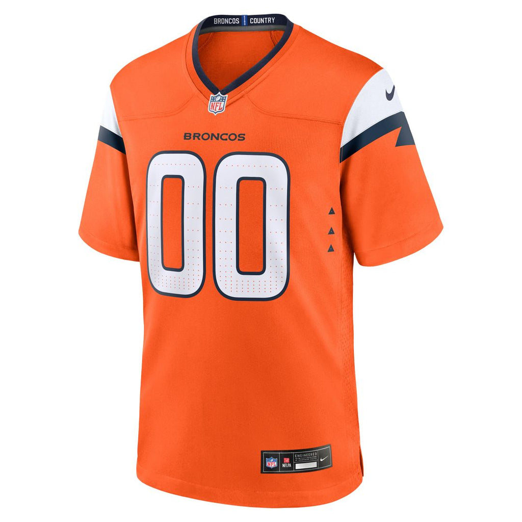 Tyler Onyedim Denver Broncos Nike Game Jersey - Orange