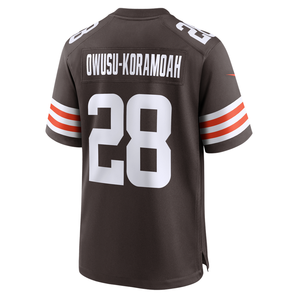 Jeremiah Owusu-Koramoah Cleveland Browns Nike Game Player Jersey - Brown