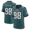 Jalen Carter Philadelphia Eagles Nike Team Game Jersey -  Midnight Green